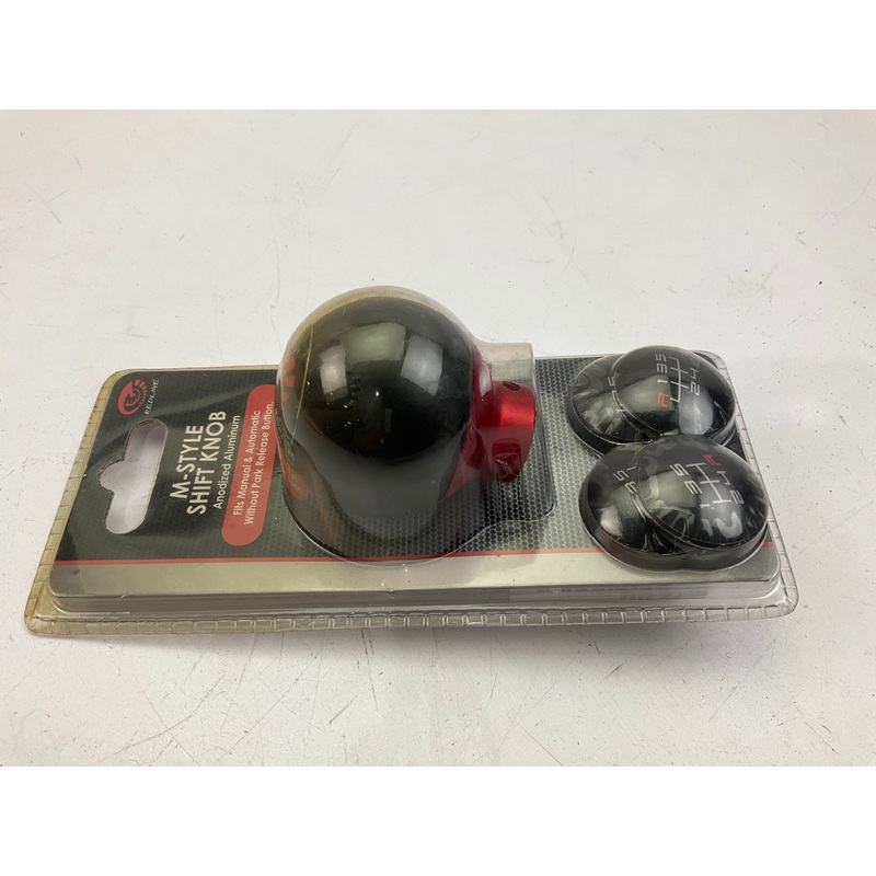 Pilot PM-2382 Red Matte Ball Shift Knob For Manual / Automatic Shifters