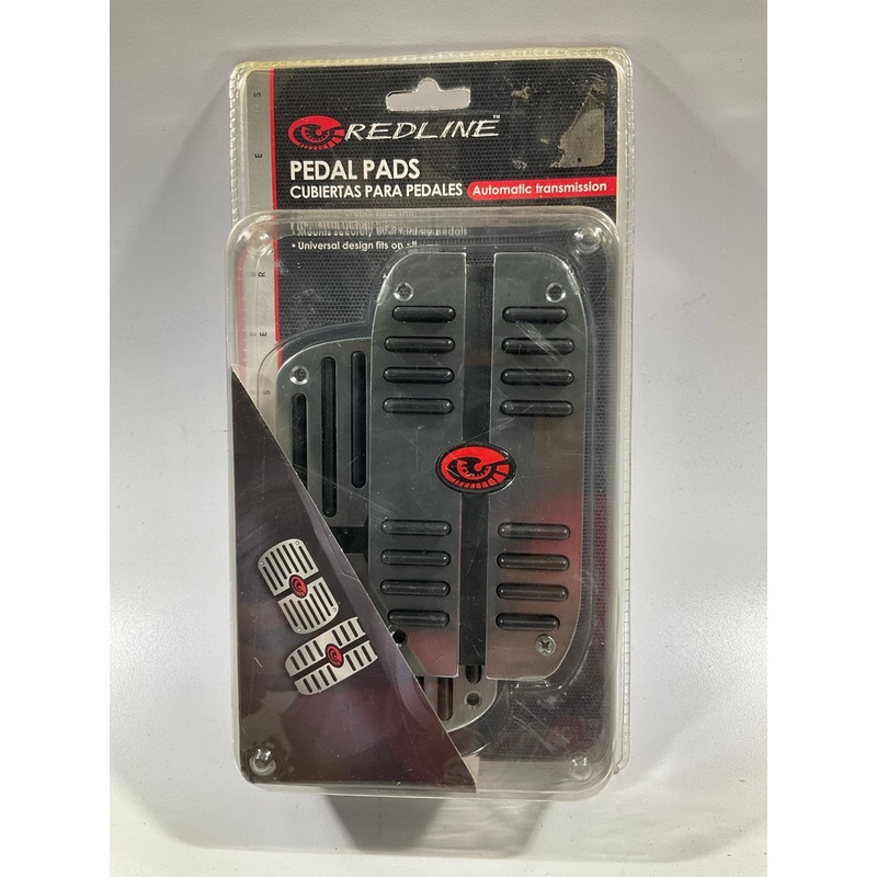 Pilot RLX0604T3 Redline Racing Auto Pedal Covers For Automatic Transmission