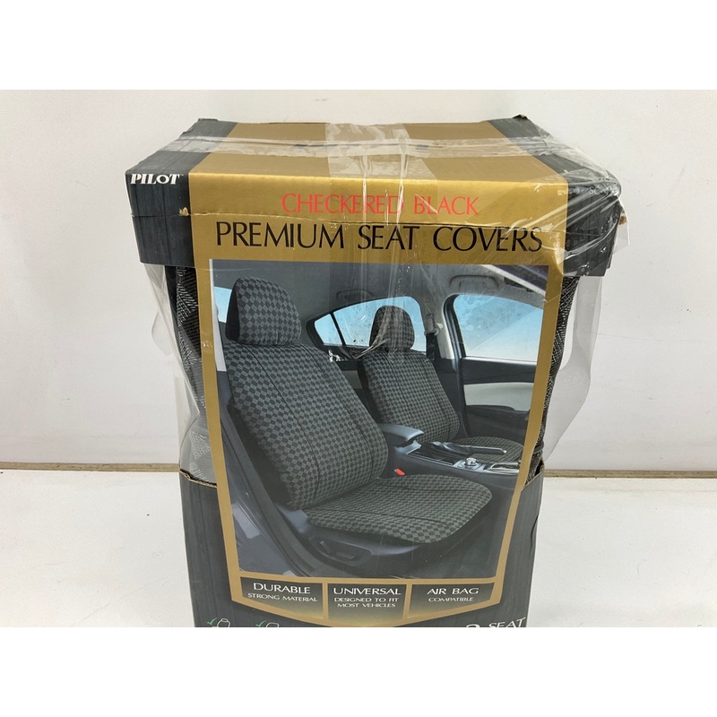 Pilot SC-474 - Universal Bucket Seat Covers, Gray - 2 PCS