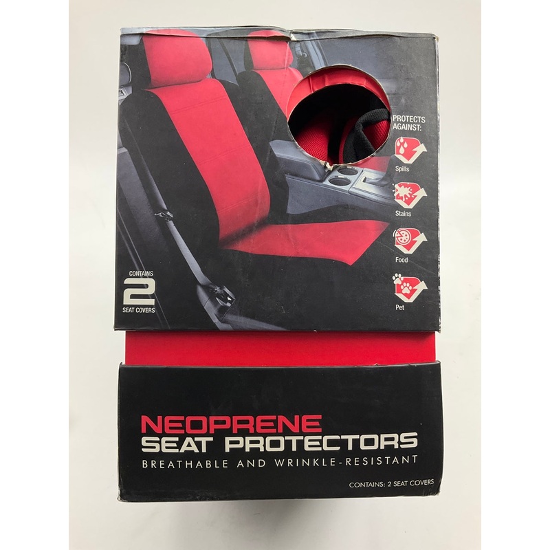 Pilot SC-576 - Universal Neoprene Red-Black Seat Covers, Does 2 Seats