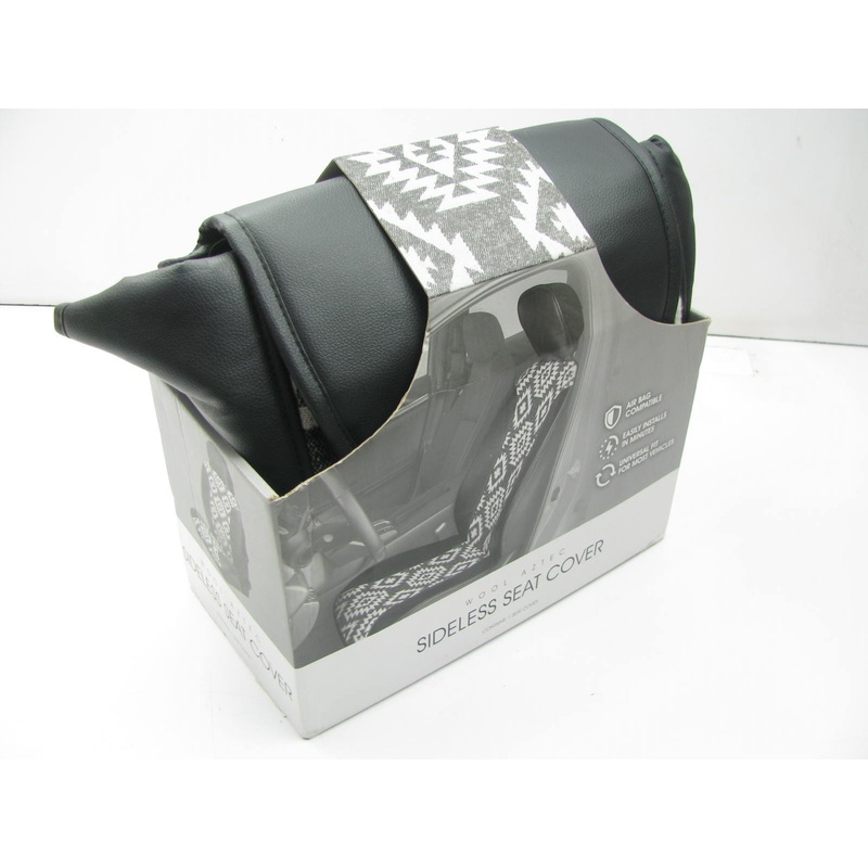 Pilot SC-645 Wool Premium Seat Vest Sideless Cover, Black & White