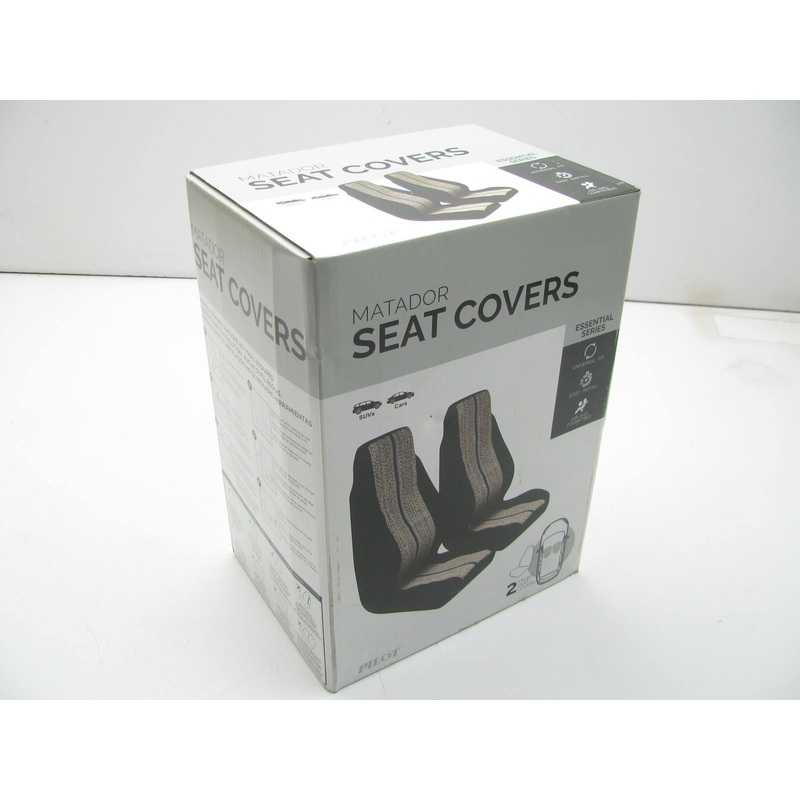 Pilot SC-671 2 PC Matador Saddle Blanket Black Seat Covers