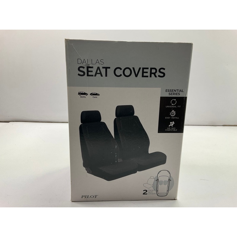 Pilot SC-681 Dallas Black Low Back Seat Covers, Does 2 Seats