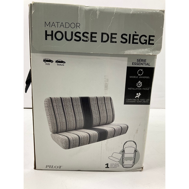 Pilot SC675 Matador Blanket Black Bench Seat Cover