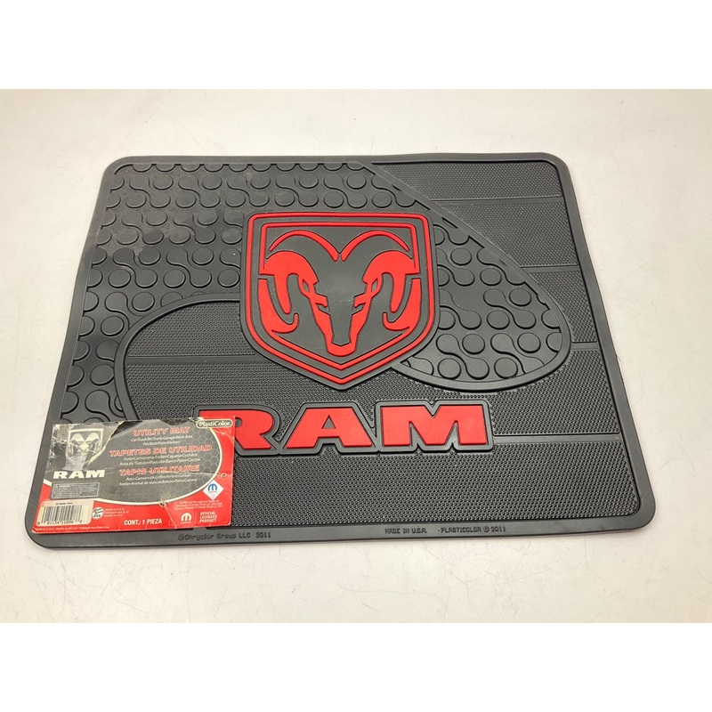 Plasticolor 001098R01 Factory Logo Molded Utility Mat- 14'' For Ram