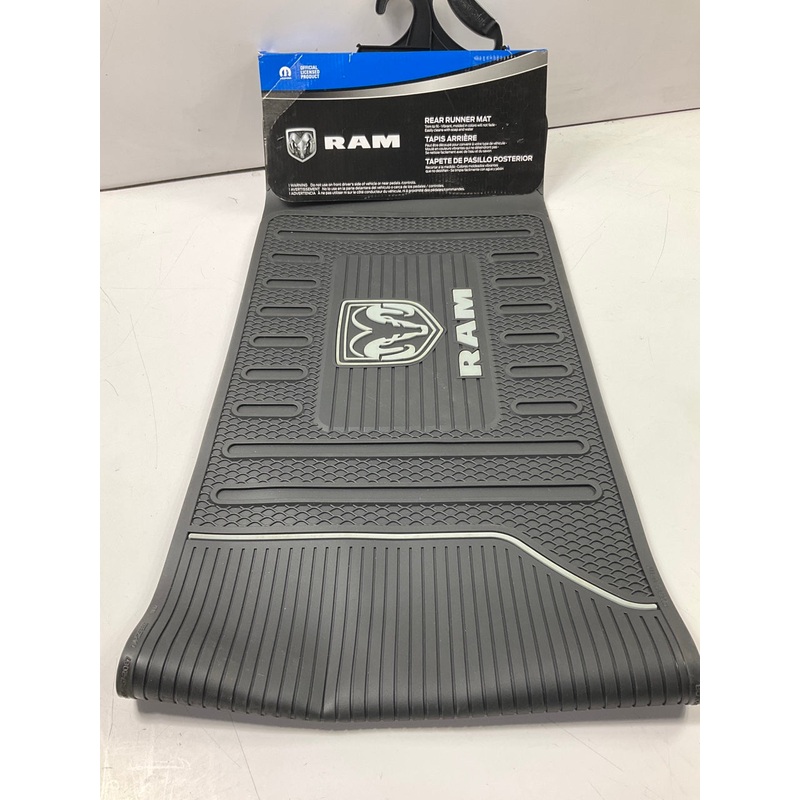 Plasticolor 001817R25 Rear Rubber Floor Runner Mat For Ram Trucks, 60''x13.5''