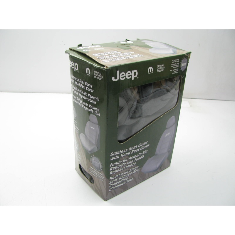 Plasticolor 008581R25 Gray Sideless Universal Seat Cover (For Jeep)