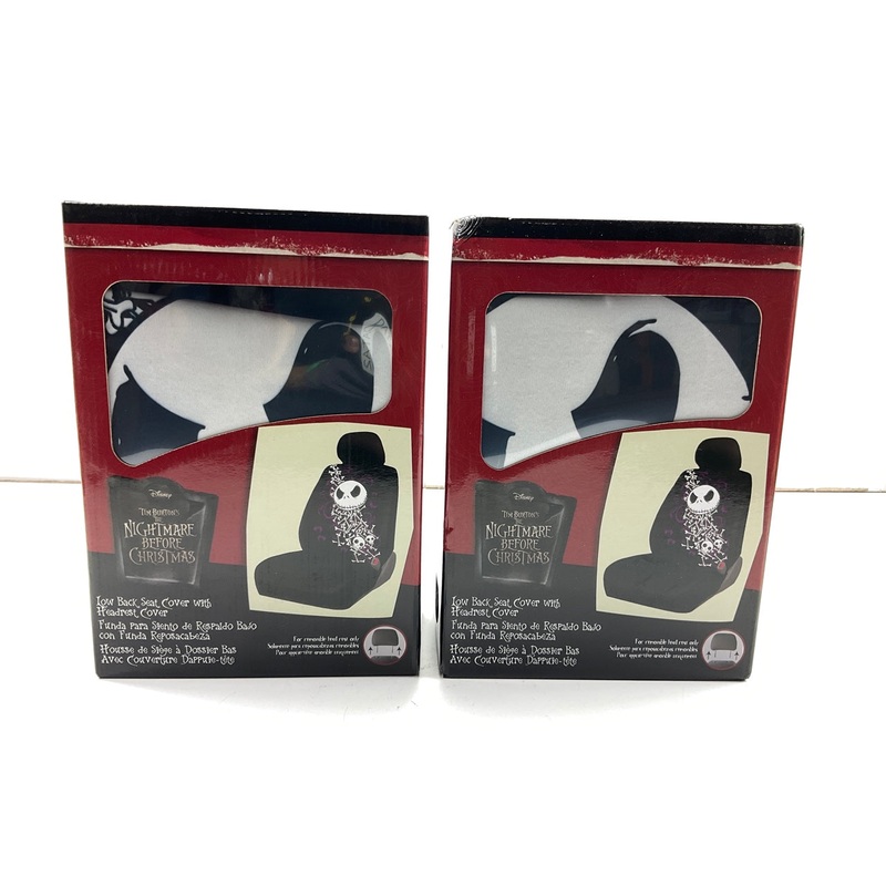Plasticolor 008660 2 Front Low Back Style Seat Covers Nightmare Before Christmas