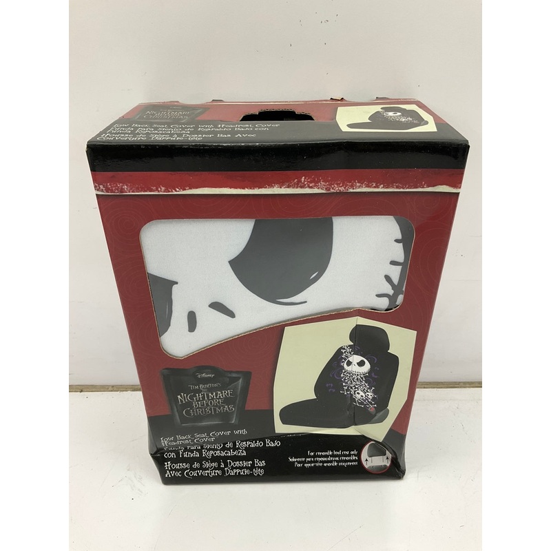 Plasticolor 008660 Front Low Back Style Seat Cover Nightmare Before Christmas