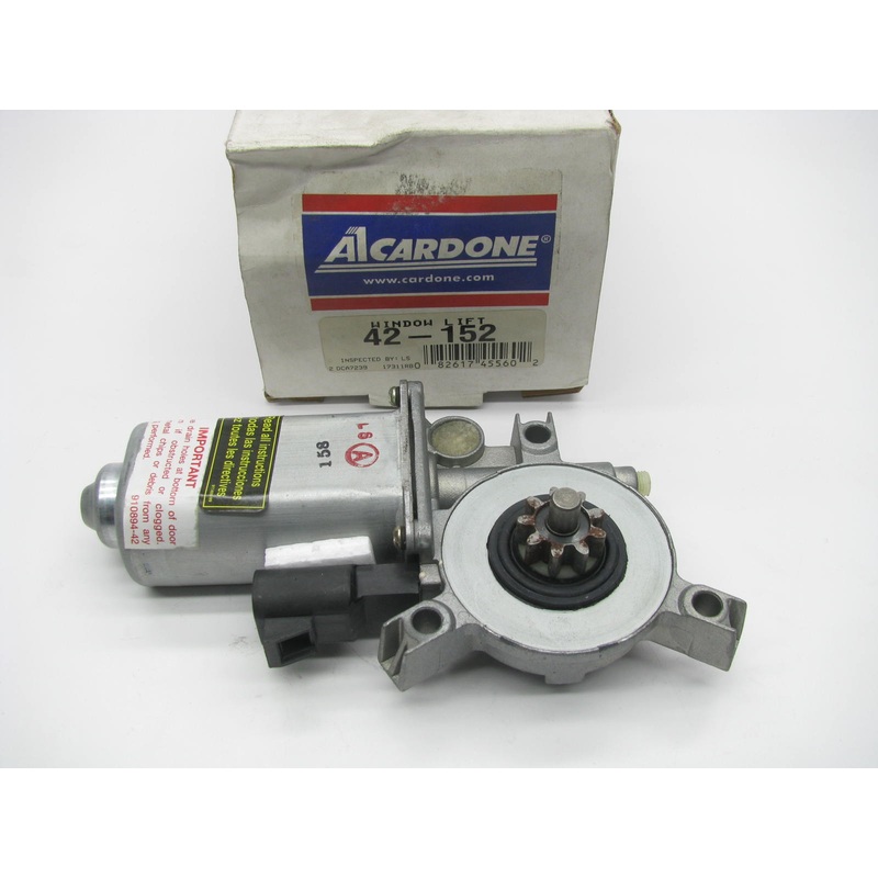 Power Window Motor Front-Left/Right Cardone 42-152 Reman