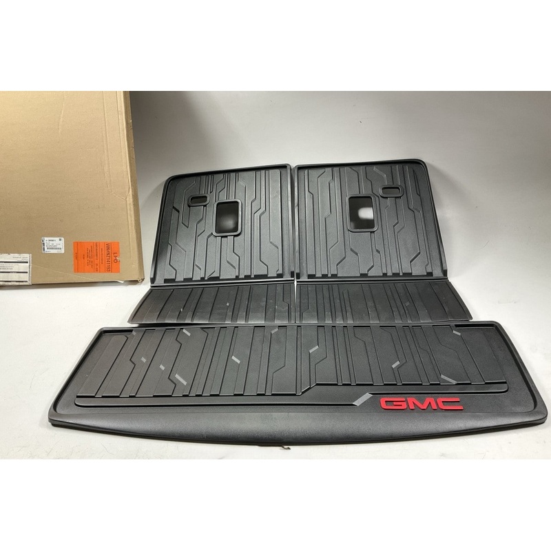 OEM Gm 84938211 Rear Seat Back & Cargo Liner / Mat With GMC Logo 17-23 Acadia