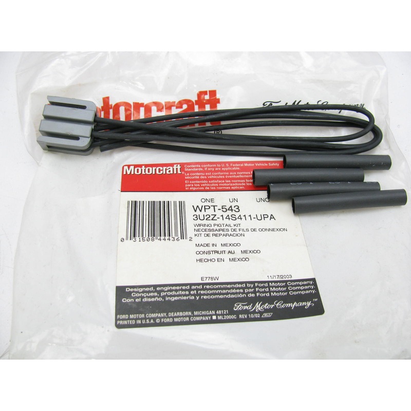 OEM Motorcraft WPT-543 Horn/Speed Controls/Radio Control Switch Connector 4-wire