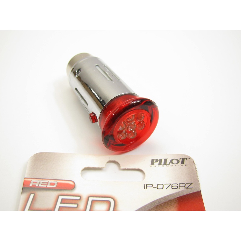 Pilot IP-076RZ RED LED Cigarette Lighter Flashlight, Rechargable