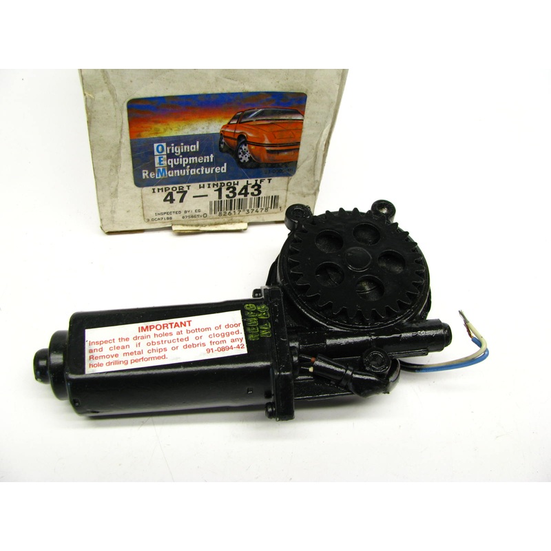 Oem 47-1343 Reman Front Left Power Window Motor for 1994-1997 Passport & Rodeo