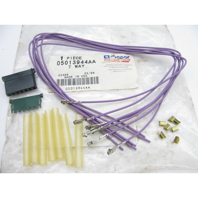 OEM  7-way Connector Pigtail Wiring Harness 05013944AA /  5013944AA