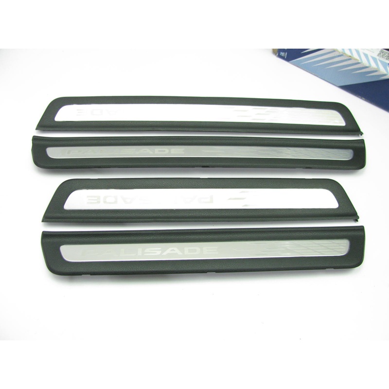 Aluminum Door Sill Scuff Step Plates Kit OEM For 2020-2023 Palisade S8F45AK010