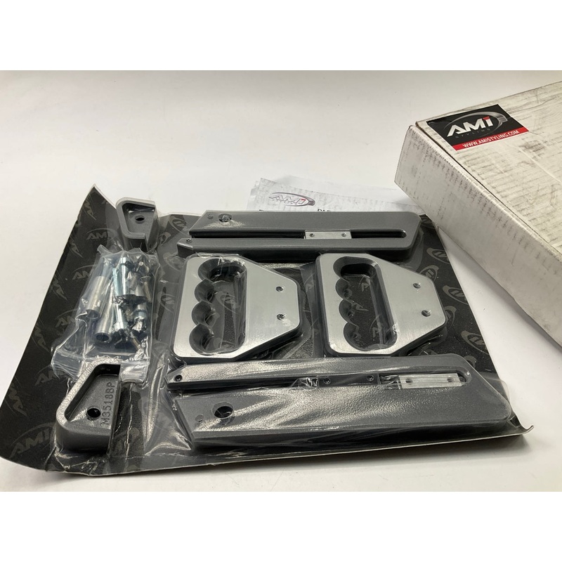 AMI 3518AM Adjustable A-Pillar Grab Handle, Anthracite For 2007-17 Jeep Wrangler