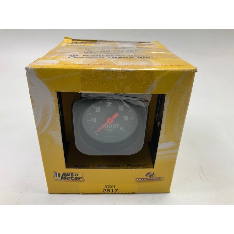 Auto Meter 2617 Z-Series 0-60 PSI Mechanical Boost Gauge 2-1/16'' (52mm)