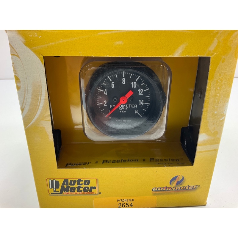 Auto Meter 2654 Z-Series  Exhaust Temp Pyrometer EGT Gauge Kit 0-1600 F 2-1/16''