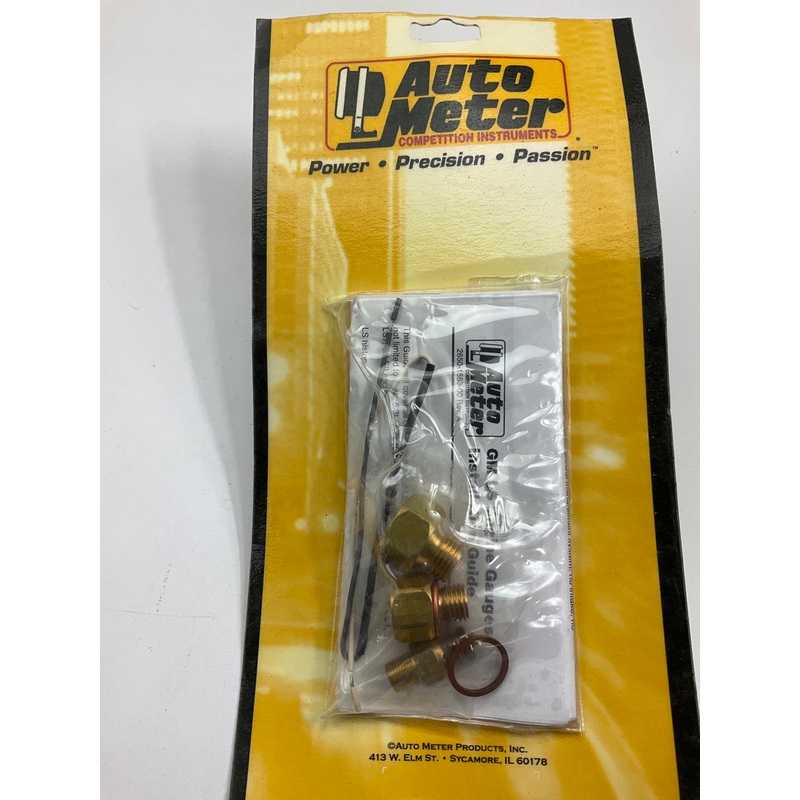 Auto Meter 5284 Gauge Adapter Installation Fitting Kit Sensor GM LS Engine