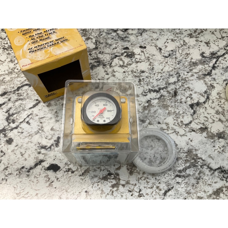 Auto Meter 5721 Phantom Oil Pressure Gauge Mechanical 0-100 PSI 2 1/16'' (52mm)