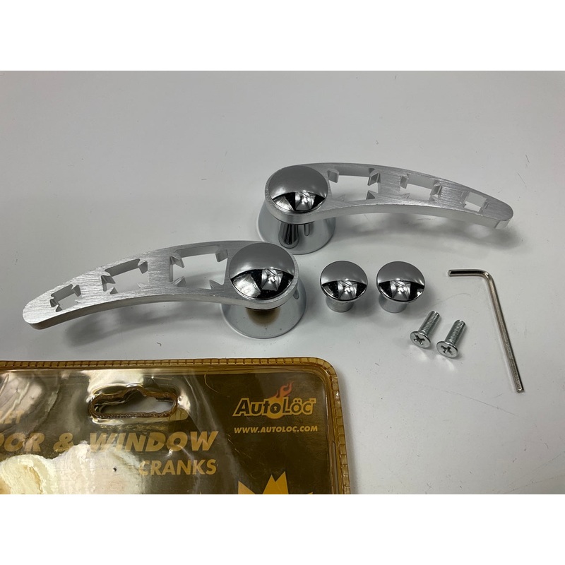 Autoloc AUTDNWC002 Billet ''Iron Cross'' Door & Window Cranks (Pair)