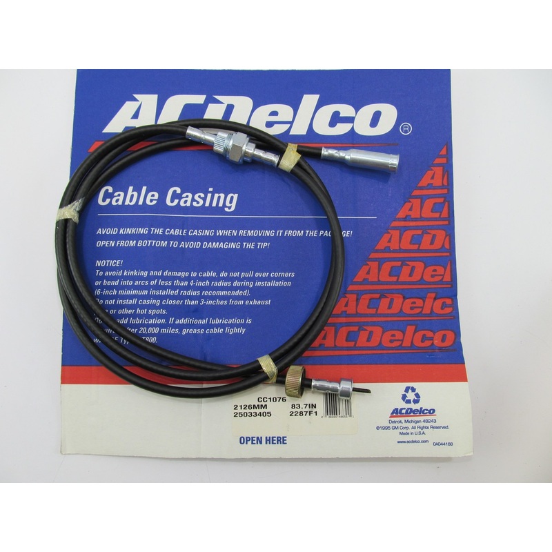 Acdelco CC1076 / 25033405 Speedometer Cable - Upper