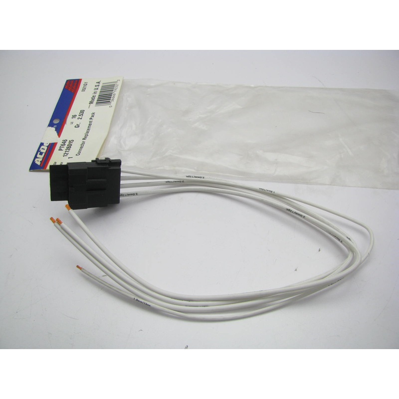 Acdelco PT646 Body Wiring Harness Connector, GM # 12126015