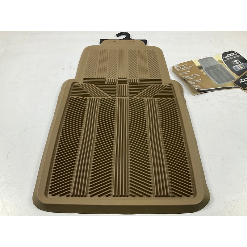 1 Piece Only - Kraco 400-TAN Universal Rubber Floor Mat, 29'' X 17-1/2''