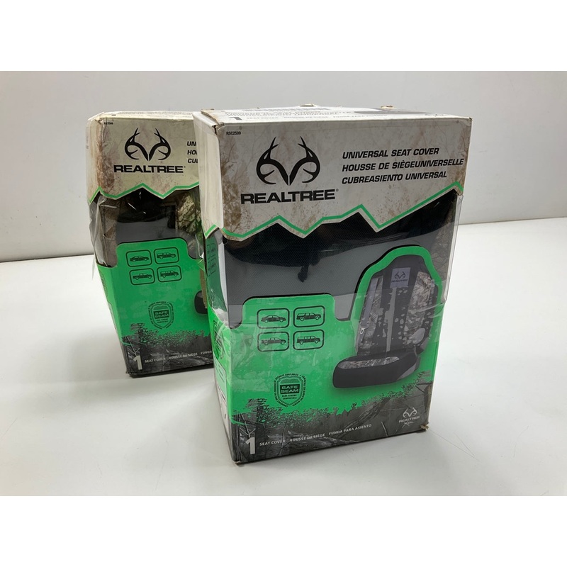 (2) SPG RSC2509 Realtree Antler Damask Xtra Camo 50/50 Bucket Seat Cover