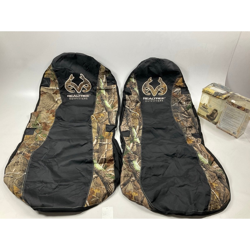 (2) SPG RSC4002 Universal Seat Cover With Black & Camo Pattern