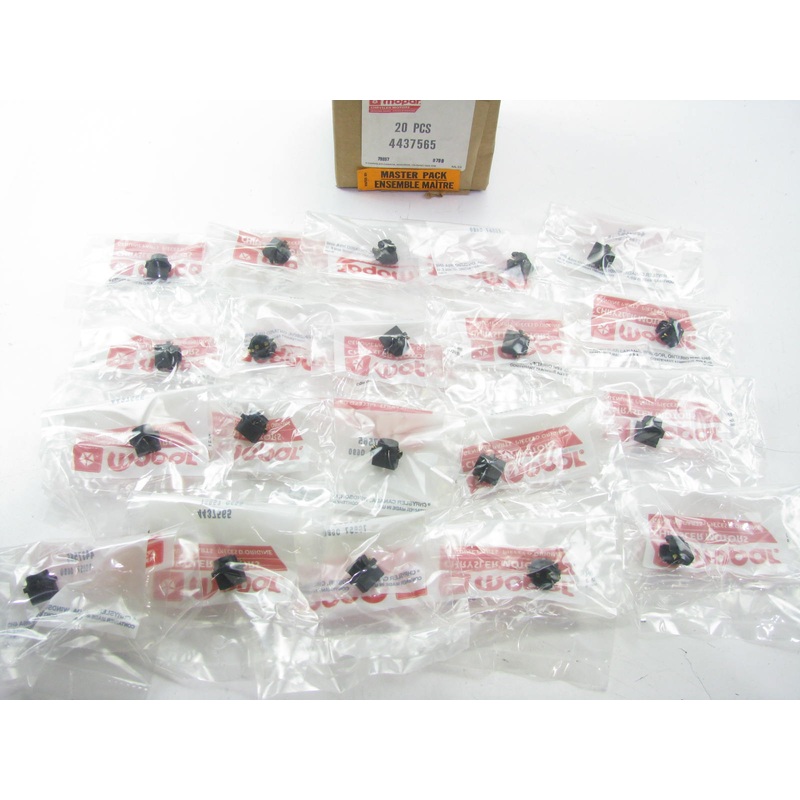 (20 PCS) 194 Instrument Gauge Panel Dashboard Light Lamp Sockets OEM For Mopar