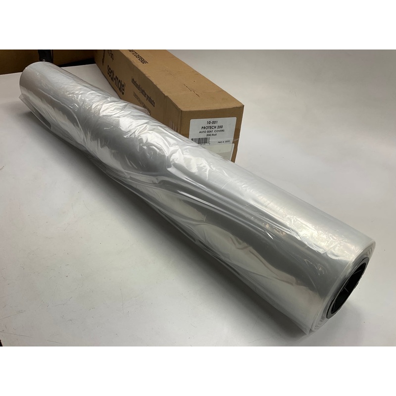 200 Count Roll Of Disposable Plastic Seat Covers For Repair Mechanics, Dealers