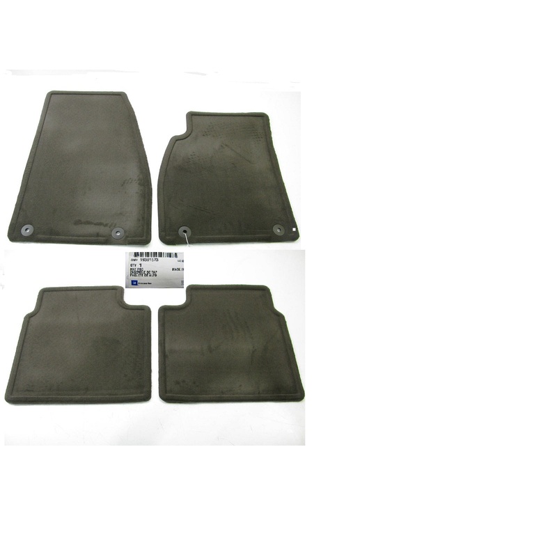 2014-2016 Buick Lacrosse 4-Piece OEM GM Floor Mats Kit FRONT & REAR - COCOA