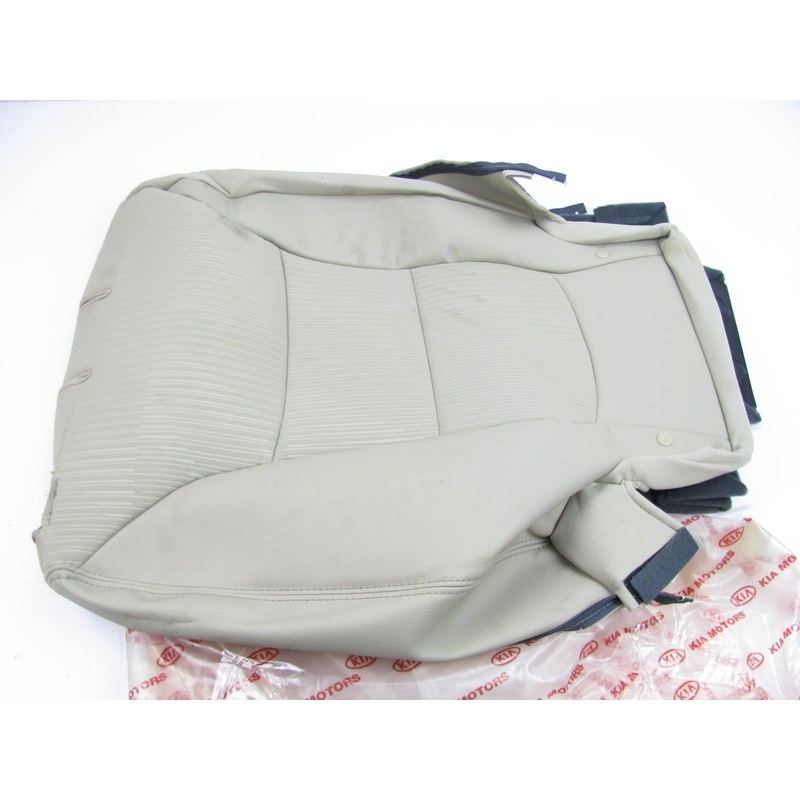 2nd Row Rear Right Passenger BEIGE Leather/ Cloth Seat Back Cover For 11 Sorento