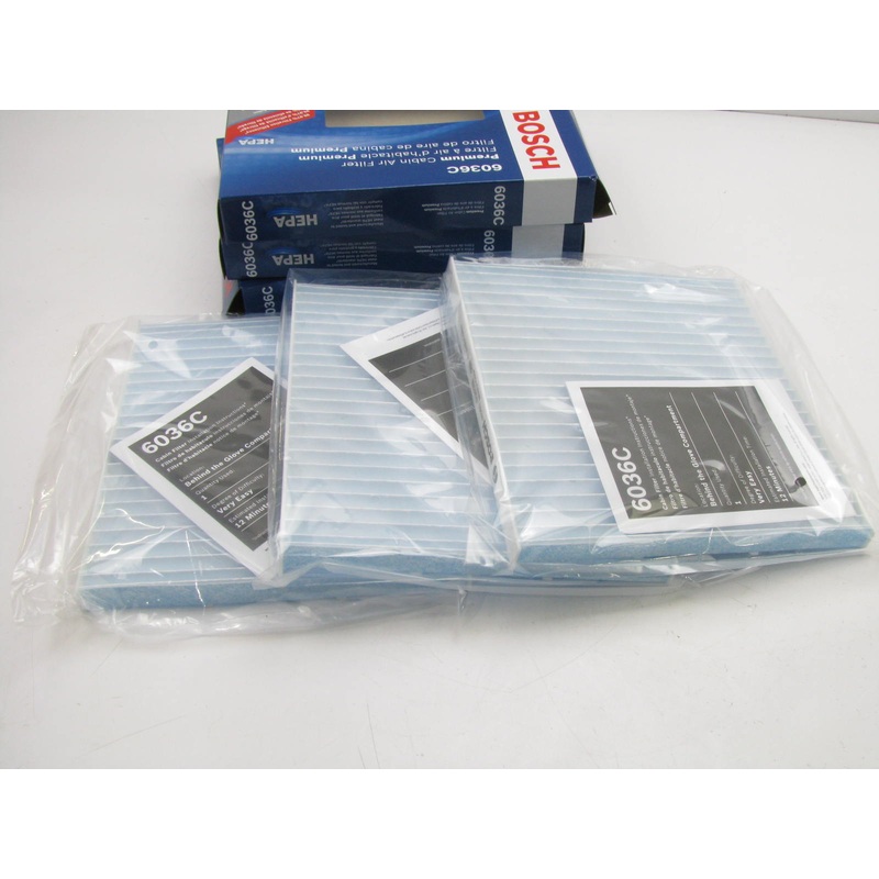 (3) Bosch 6036C Cabin Air Filter