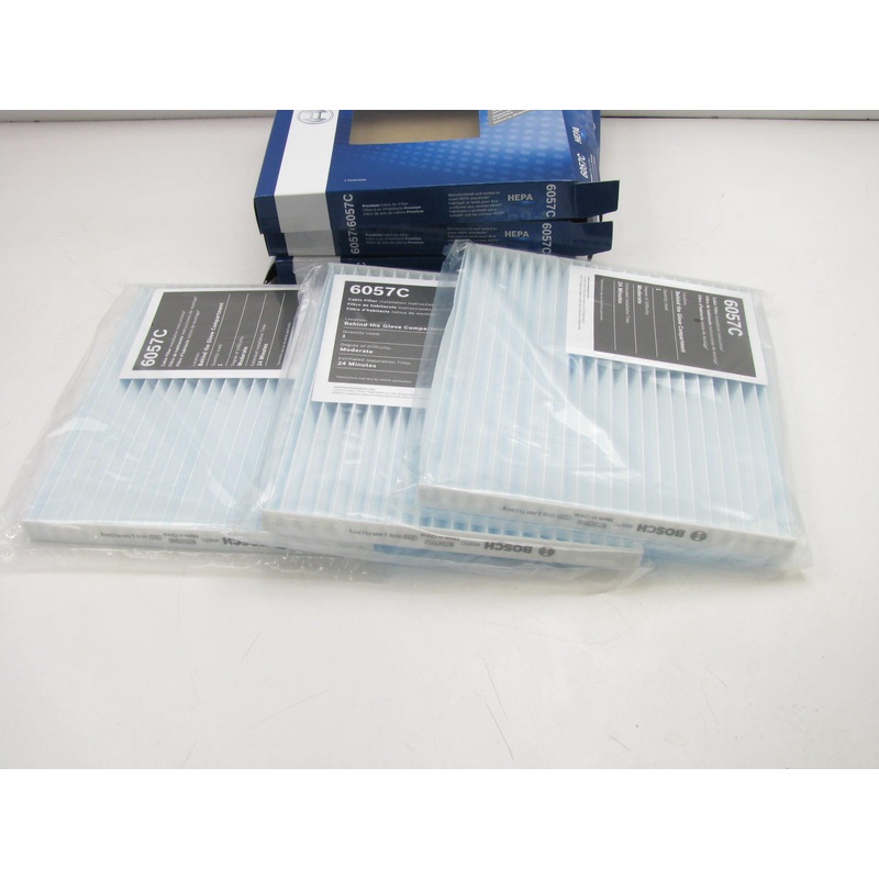 (3) Bosch 6057C Cabin Air Filters