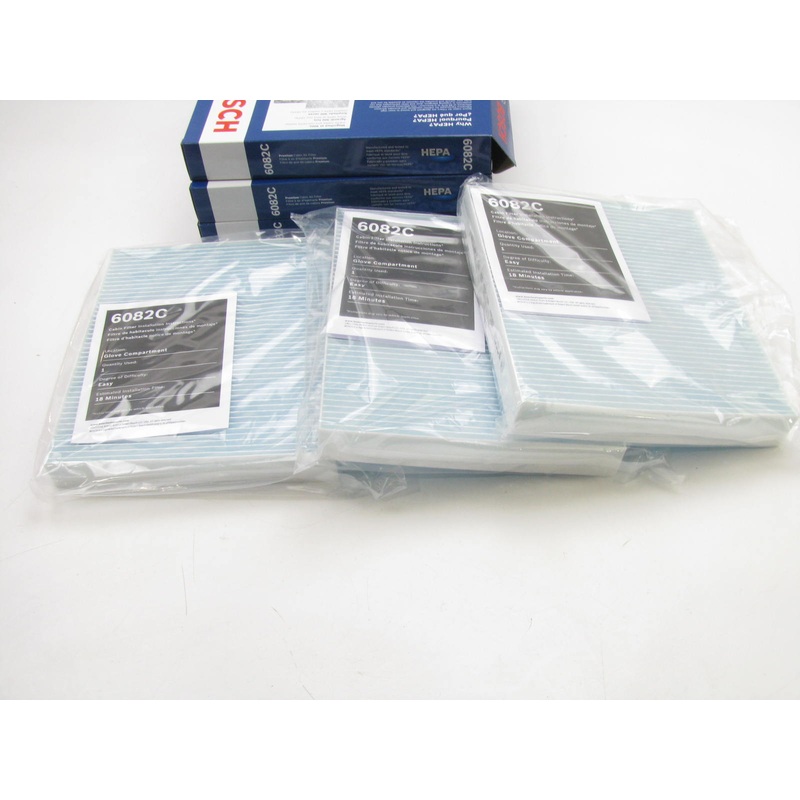 (3) Bosch 6082C Cabin Air Filters - For 2015-2019 Sonata, 2017-2019 Cadenza