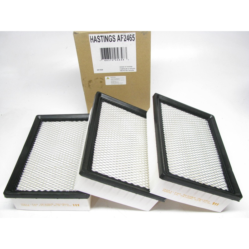 (3) Hastings AF2465 Cabin Air Filters For John Deere Skid Steer Loader
