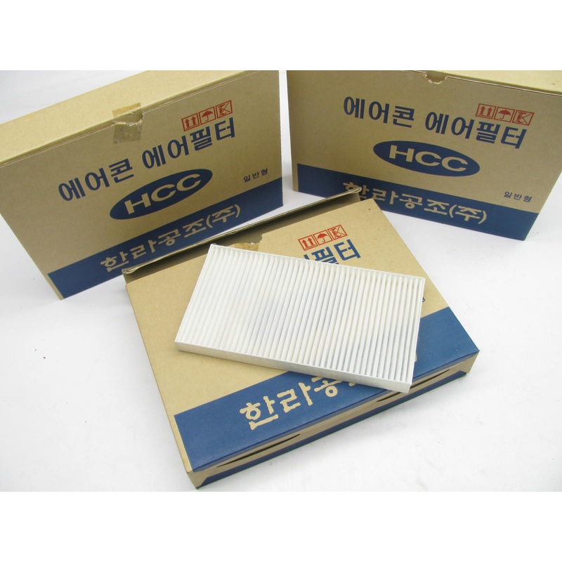 (3) HCC 013-0002 Cabin Air Filters For 2003-2009 Kia Sorento
