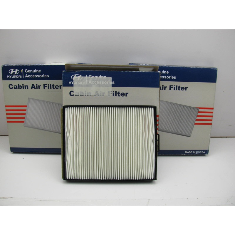 (3) NEW GENUINE Cabin Air Filters OEM For 2000-2002 Hyundai Accent 0879037000A
