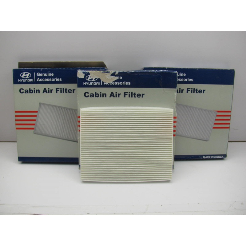 (3) NEW GENUINE Cabin Air Filters OEM For 2006-2009 Hyundai Tucson 087902E250A