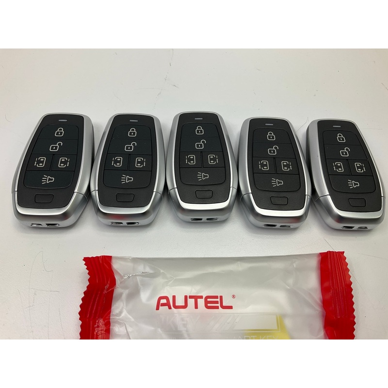(5) Autel IKEYAT5PS Ikey Universal Smart Key Remote Key Fob Standard 5 Button