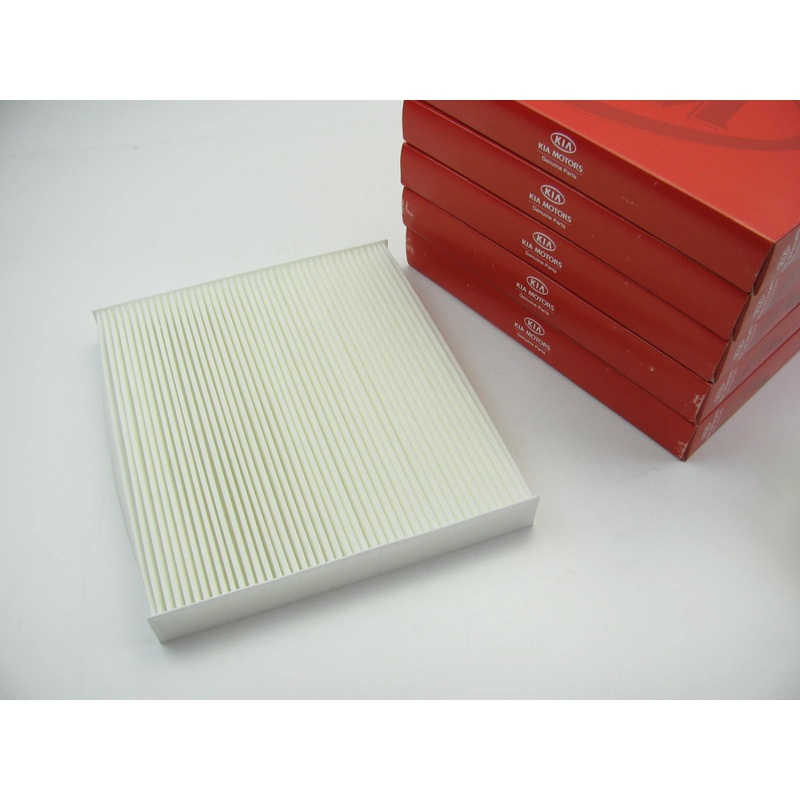 (5) NEW GENUINE OEM Cabin A/C Air Filters For 06-08 Sonata, 06-09 Santa Fe