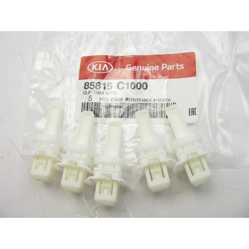 (5) NEW GENUINE Windshield Interior Pillar Trim Clips OEM For Kia 85815C1000