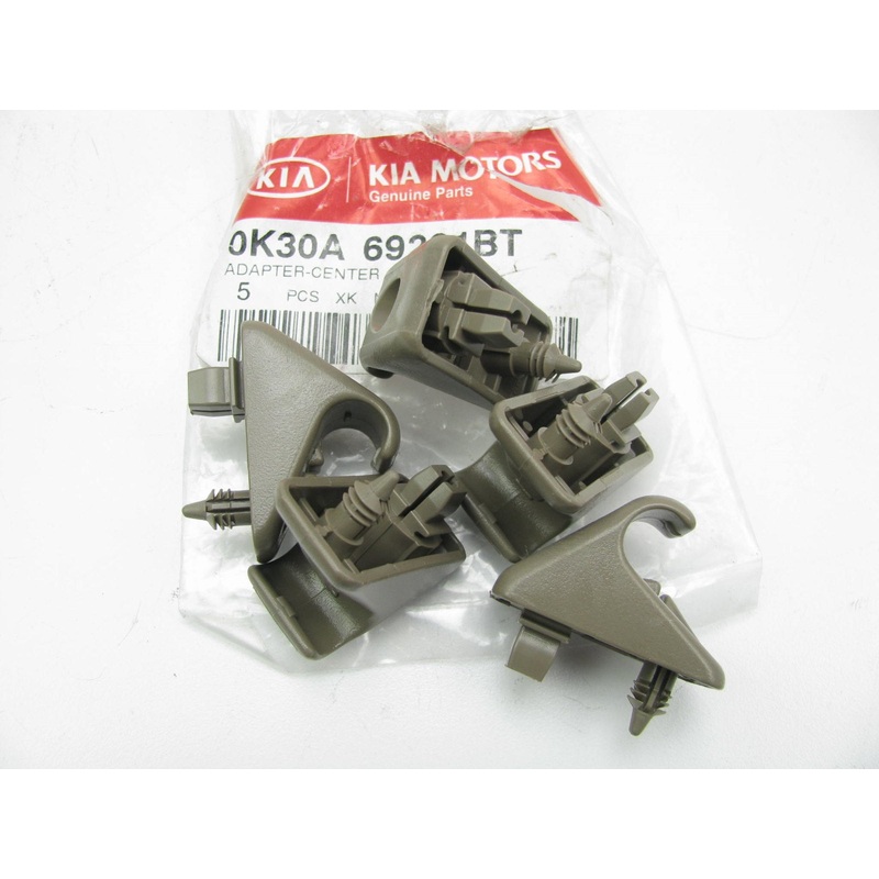 (5) NEW - OEM 0K30A69261BT Sun Visor Holder Retainer Clips For 2001-05 Kia Rio