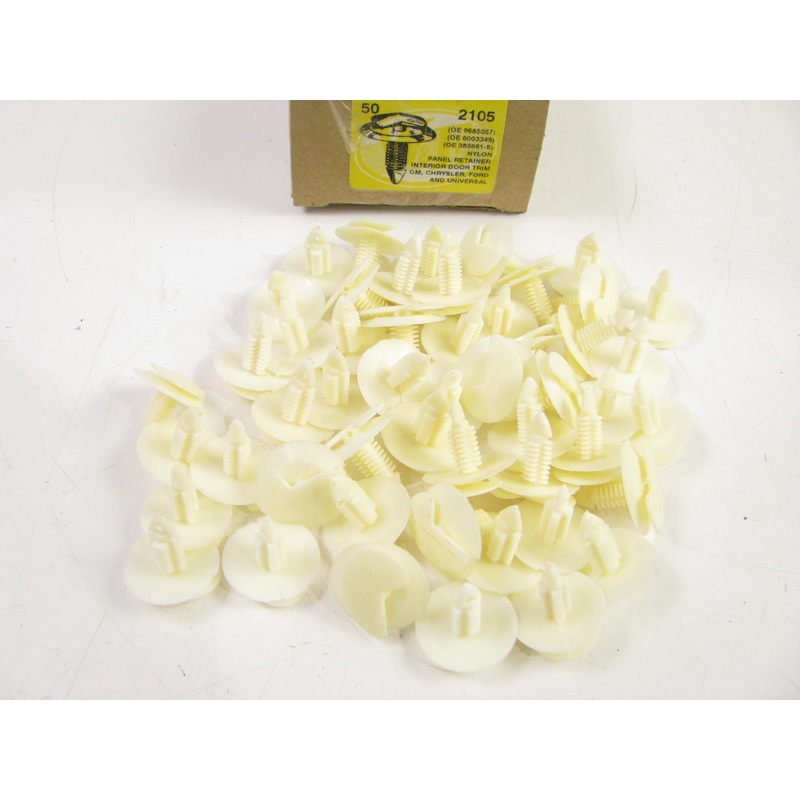 (50) WE 2105 INTERIOR DOOR TRIM NYLON PANEL RETAINER For AMC, GM, FORD, VW