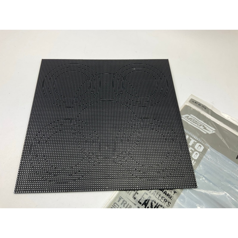 ABS Plastic Sheet 12'' X 12'' Grid Plate Pre-Scored Custom Radio Install Design