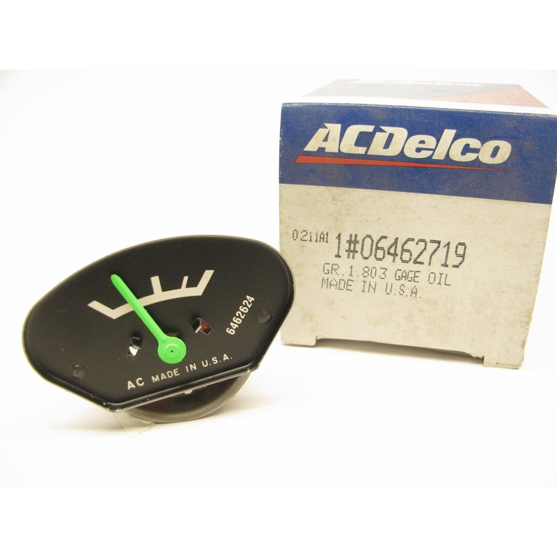 Acdelco 06462719 Engine Oil Pressure Gauge 1983-1987 Chevrolet GMC B School Bus
