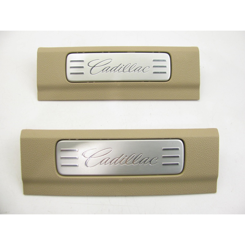 (x2) GM Rear Door Short Sill Plate Rocker Cover 25902616  For 2009-2014 Escalade